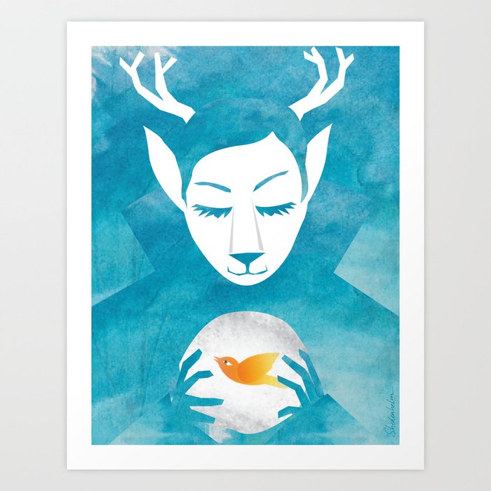 The Witch (Part of the Fantasy Series) Art Print