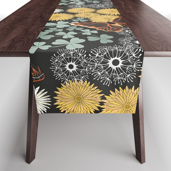 Meadow Weeds Table Runner