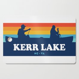 Kerr Lake Virginia North Carolina Canoe Cutting Board