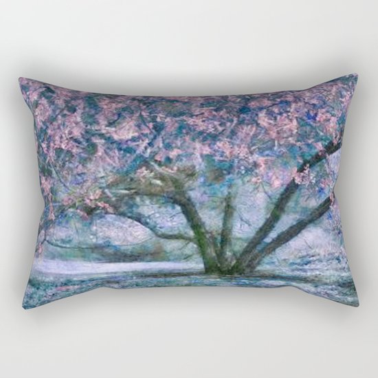 blue ART Rectangular Pillow