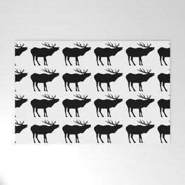 Graphic Silhouette Elk 12 Welcome Mat