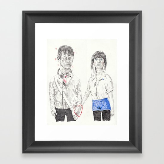 Tom and Summer Framed Art Print