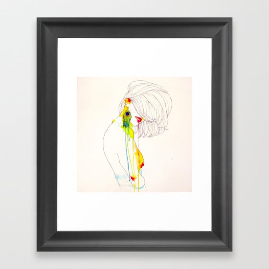 PAVO REAL Framed Art Print
