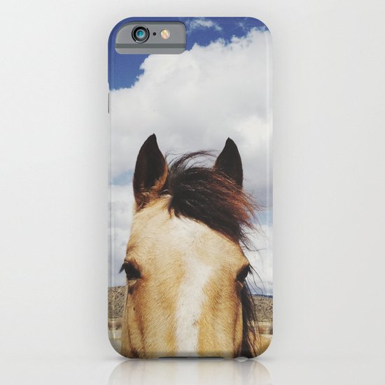 Cloudy Horse Head iPhone & iPod Case
