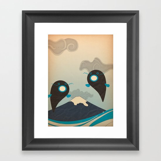 v u l c a n o Framed Art Print