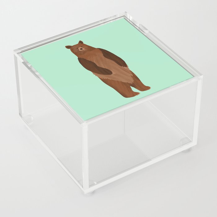 Standing Bear Acrylic Box