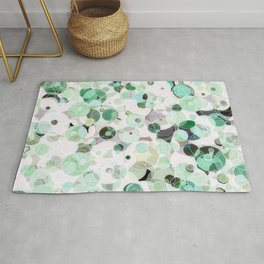 Mint Julep Rug | Digital, Abstract, Graphic Design 