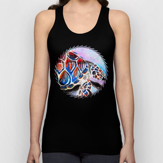 fire shell. Unisex Tank Top