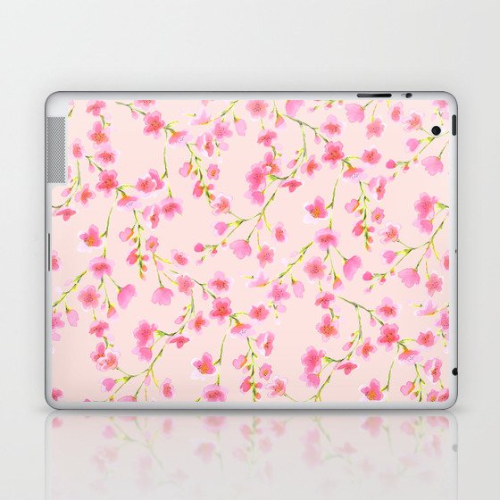 Cherry Blossoms Pink on Pink (For Mackenzie) Laptop & iPad Skin