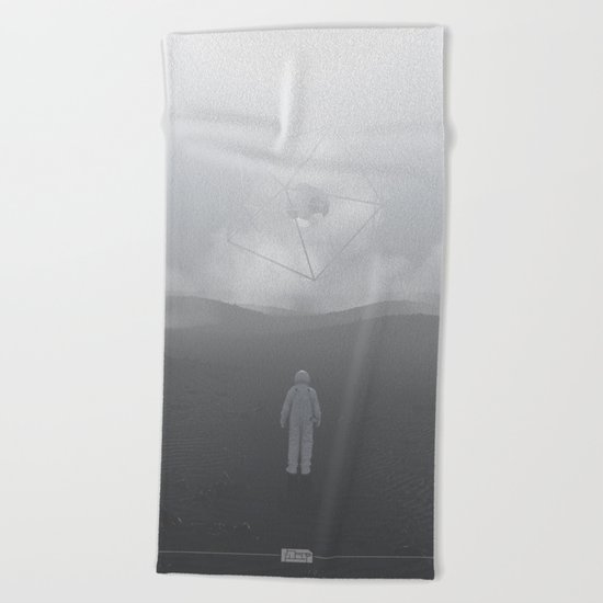 Lost Astronaut Series #04 - Icosa/Bucky Beach Towel