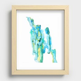 Melting Geodes Recessed Framed Print