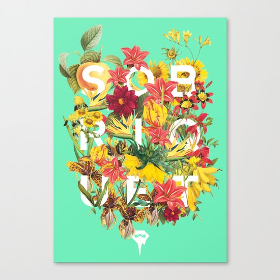 Flora Tropical. Canvas Print