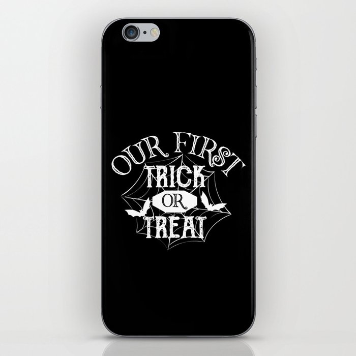 Our First Trick Or Treat Halloween Baby iPhone Skin