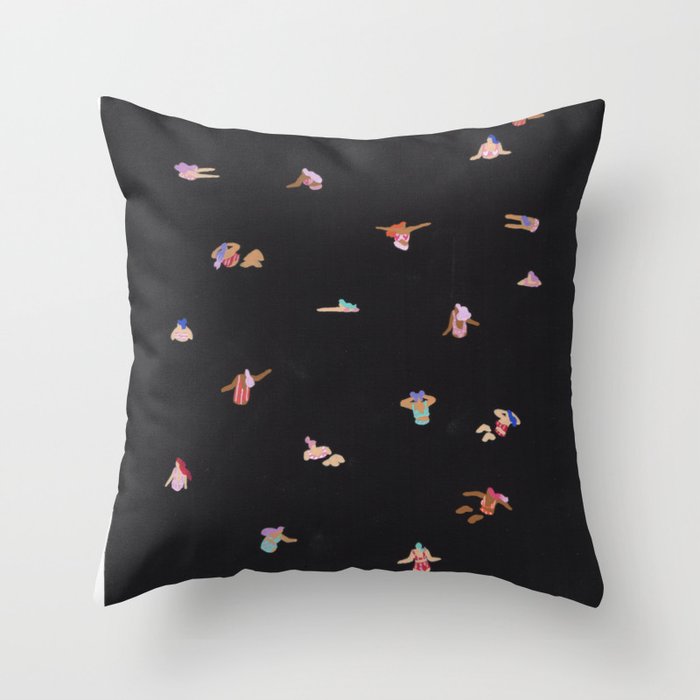 Black best sale night pillow