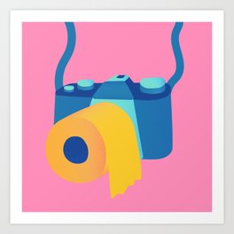 Photography Art Print | Toiletpaper, Graphic, Hobby, Photo, Quarantine, Graphicdesign, Illustration, Digital, Stayhome 