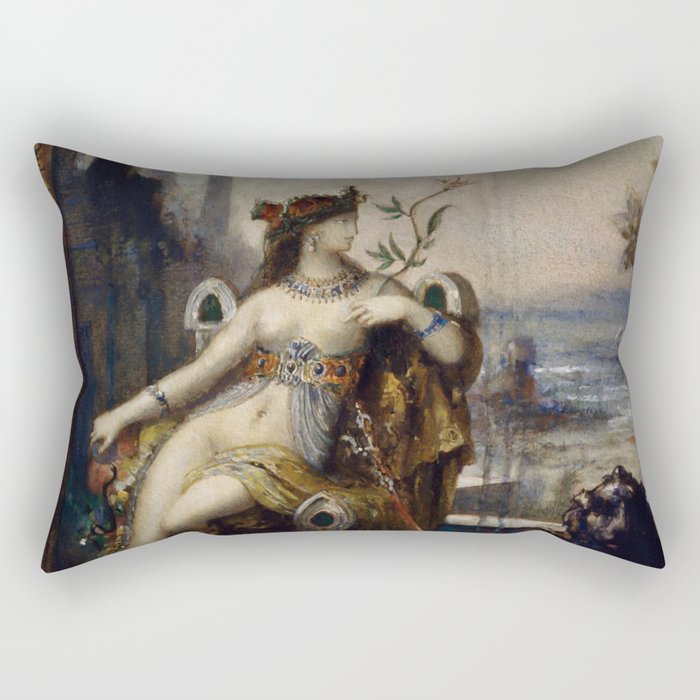 Bohemian princess vintage painting  - Gustave Moreau Rectangular Pillow