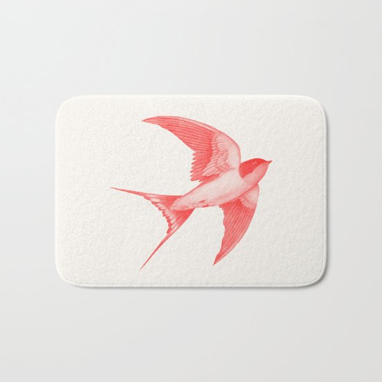 Barn Swallow (red) Bath Mat