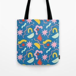 Party Time in Blue! Tote Bag