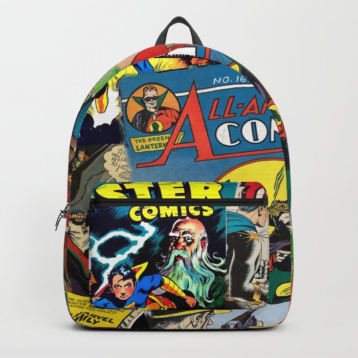 Comics Collage Backpack