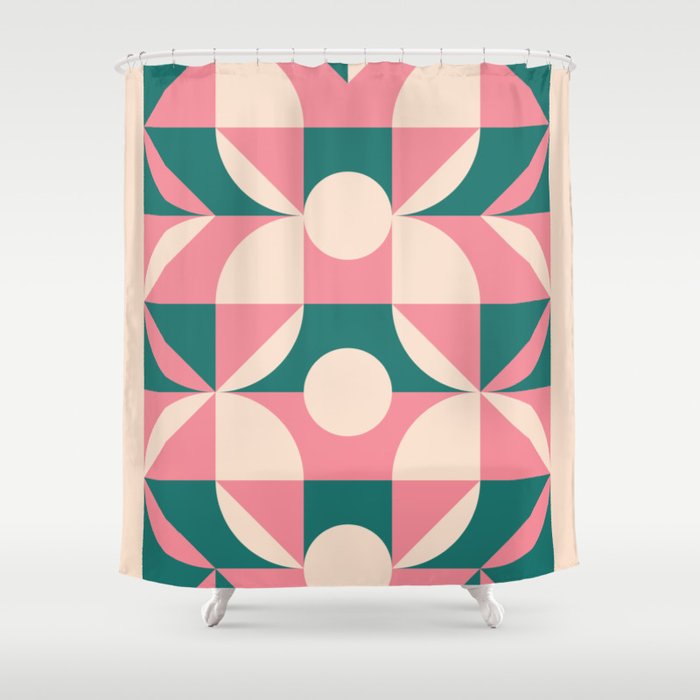 930// MASH (tropical) 7 of 8 Shower Curtain