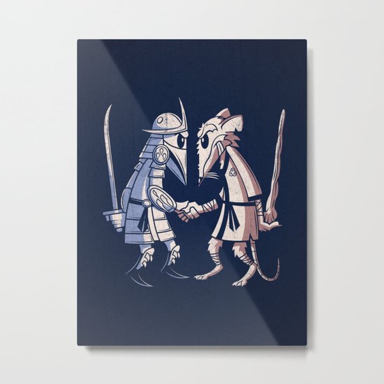 Sensei vs Sensei Metal Print