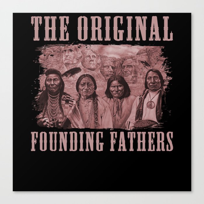 The original founding fathers Canvas Print