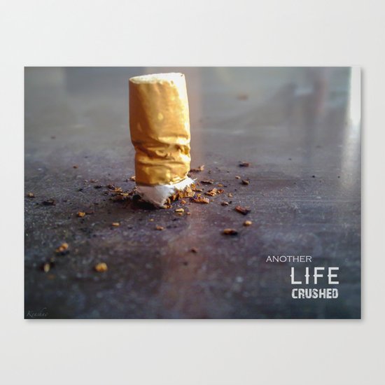 Smoking Kills Canvas Print
