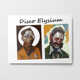 Disco Elysium Metal Print | Graphicdesign, Skills, Detective, Discoelysium, Rpg, Game, Funny, Zaum, Kimkitsuragi, Harrierdubois 