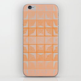 70s Peach Panton Inspired Retro Space Age Abstract iPhone Skin