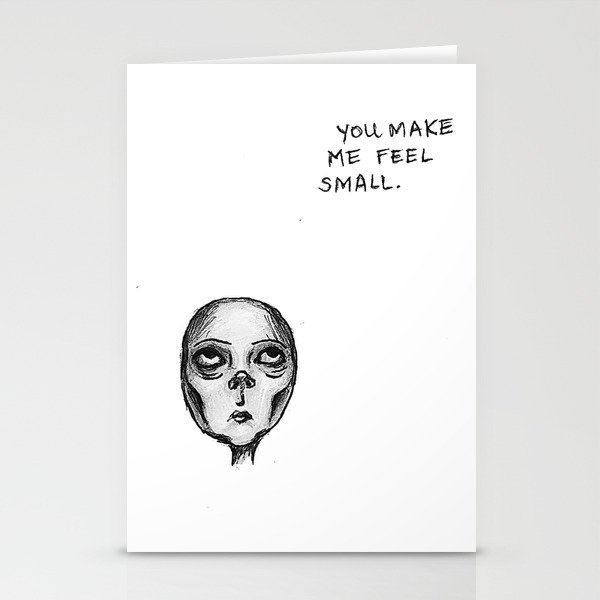 You Make Me Feel Small Stationery Cards by Ava Phillippe