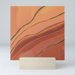 Abstract Painted Brushstrokes II Mini Art Print