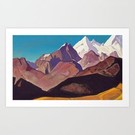 The Himalayas, 1932 by Nicholas Roerich Art Print