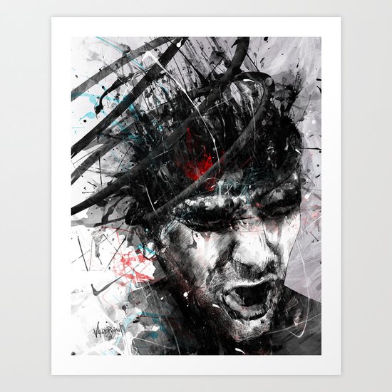 Spiral Combustion Art Print