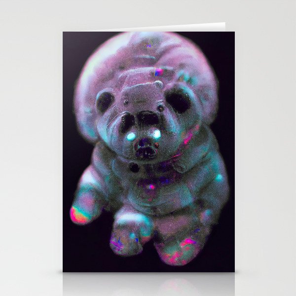 ELX-004 Microscopic water bear alien Stationery Cards
