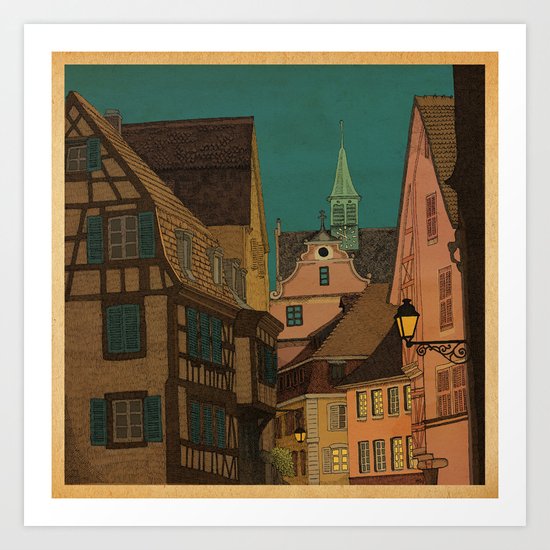 Evening Art Print