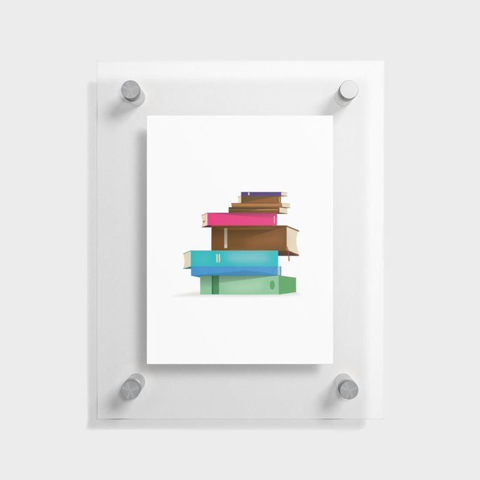 Books Floating Acrylic Print