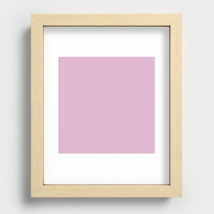 Joy Pink Recessed Framed Print