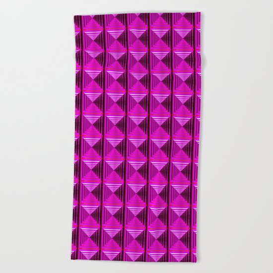 Purple Abyss Beach Towel