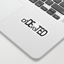 Dad Dedicated Devoted - Best Dad Sticker