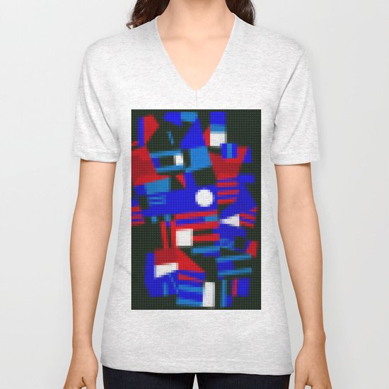 Lego: Abstract Unisex V-Neck