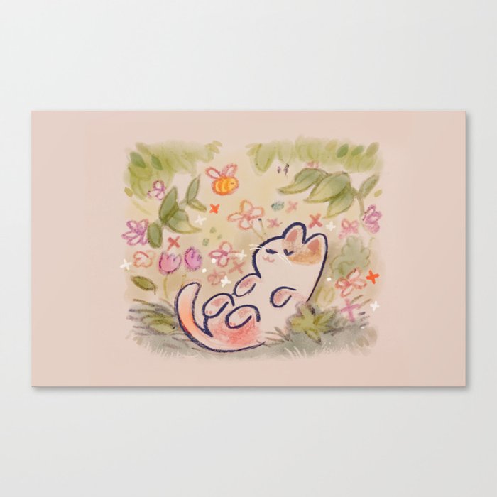 Kitten at Rest Canvas Print