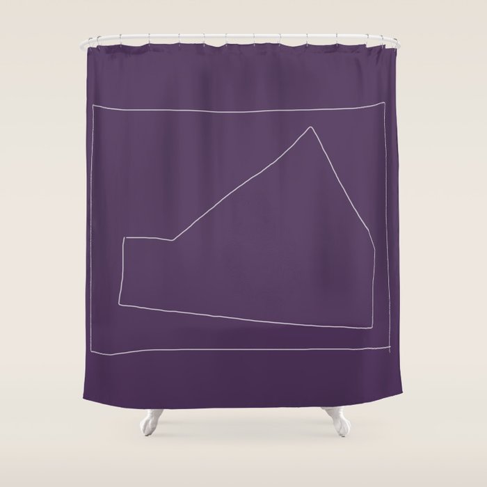 Purple People Eater Castle For The Movie Stars Shower Curtain By
