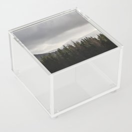 Cairngorms Snow Mountain Landscape Acrylic Box