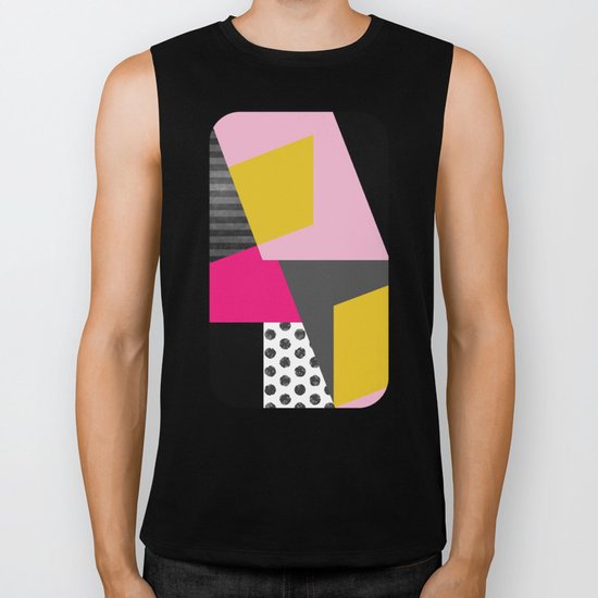 Geometric#13 Biker Tank