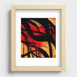 Up In Flames Recessed Framed Print