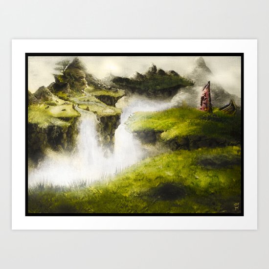 Abandoned Lands Art Print