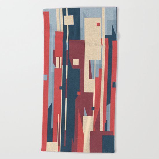 Metropolis Beach Towel