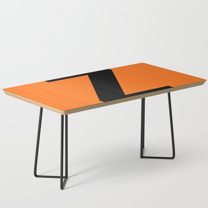 Letter Z (Black & Orange) Coffee Table