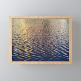 Waves of Color Framed Mini Art Print