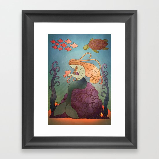 Fishy Business Framed Art Print